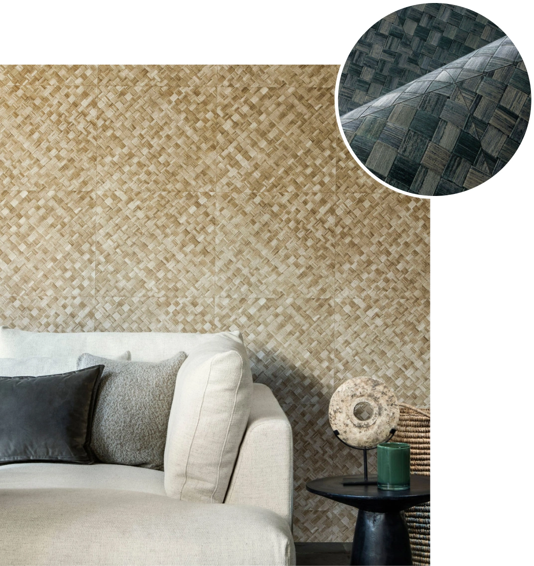 Rattan texture wallpaper pattern